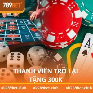 Thành viên trở lại tặng 300k